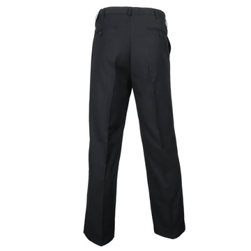 Men's Solid Black Dress Pants